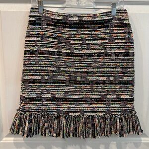 Ann Taylor Colorful Tweed Pencil Skirt